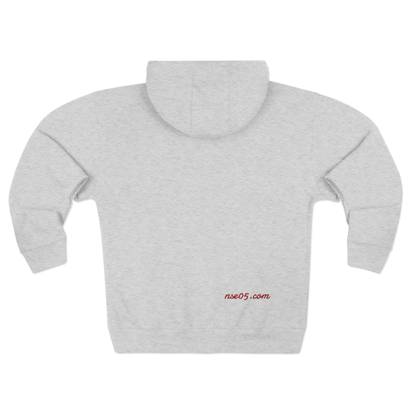 Zip Hoodie with Crest Design